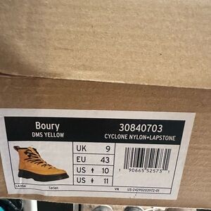 Dr. Martens Yellow Men's Boots